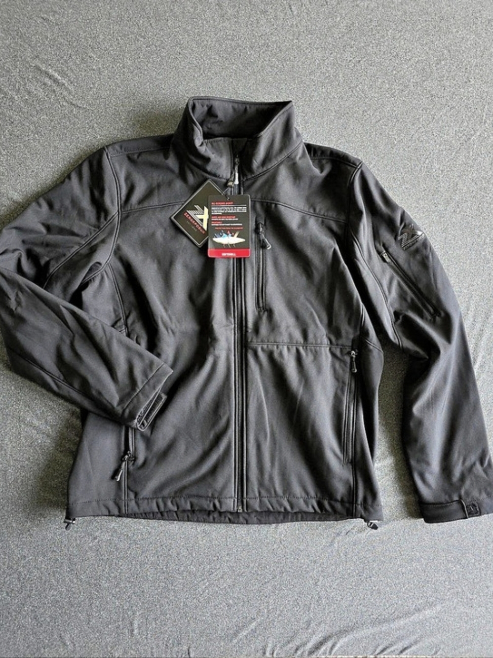 ZeroXposur Rocker Softshell Jacket Men's Size Large Black NWT